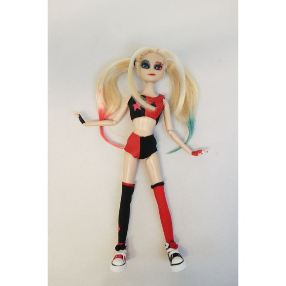 Custom Harley Quinn Repaint Art Doll Elsa OOAK - Picture 11 of 12